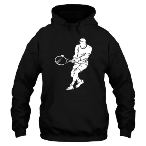 Play Tennis Everyday Hoodie - Black
