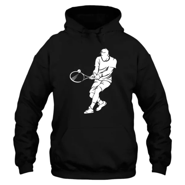 Play Tennis Everyday Hoodie - Black