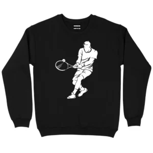 Play Tennis Everyday Sweatshirt - Black