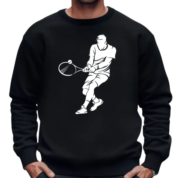 Play Tennis Everyday Sweatshirt - Black