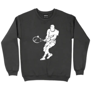 Play Tennis Everyday Sweatshirt - Dark Grey