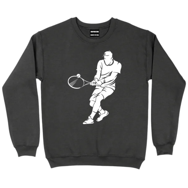 Play Tennis Everyday Sweatshirt - Dark Grey