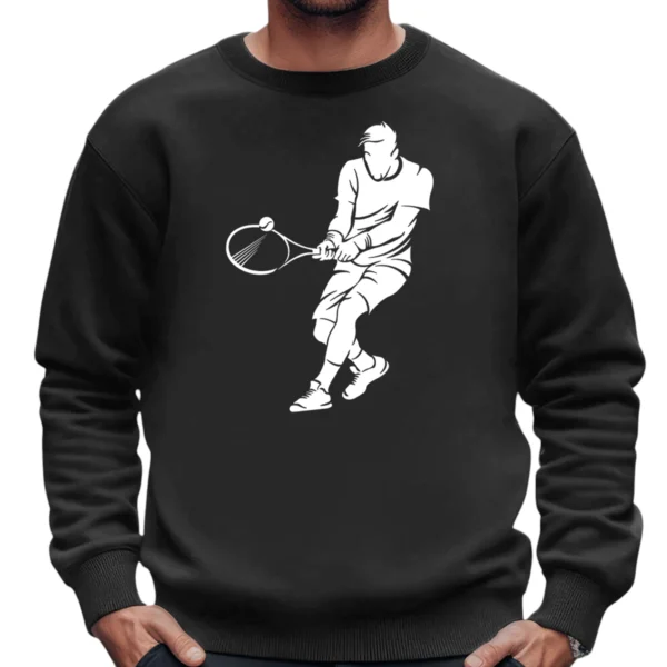 Play Tennis Everyday Sweatshirt - Dark Grey