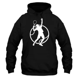 Tennis Lifestyle Passion Hoodie - Black