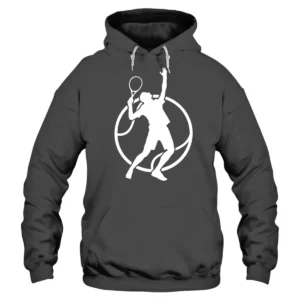 Tennis Lifestyle Passion Hoodie - Dark Grey