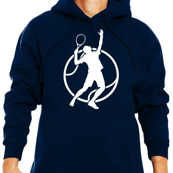Tennis Lifestyle Passion Hoodie - Navy