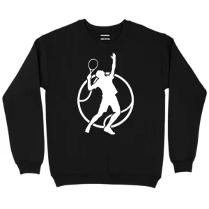 Tennis Lifestyle Passion Sweatshirt - Black