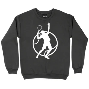 Tennis Lifestyle Passion Sweatshirt - Dark Grey