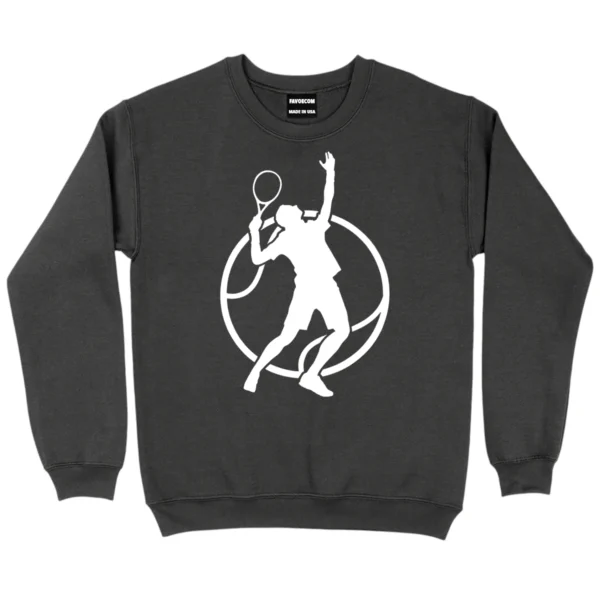 Tennis Lifestyle Passion Sweatshirt - Dark Grey