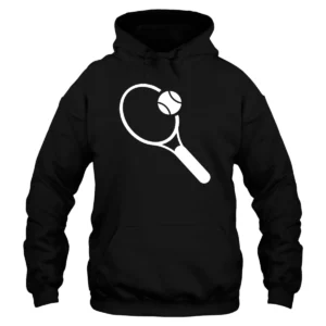 The Tennis Hoodie - Black