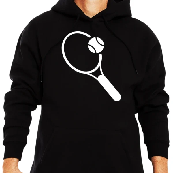 The Tennis Hoodie - Black