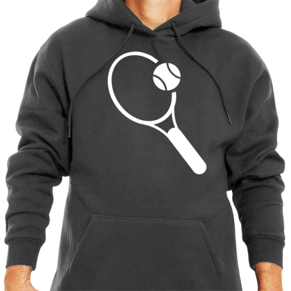 The Tennis Hoodie - Dark Grey