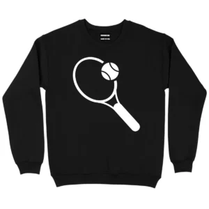 The Tennis Sweatshirt - Black