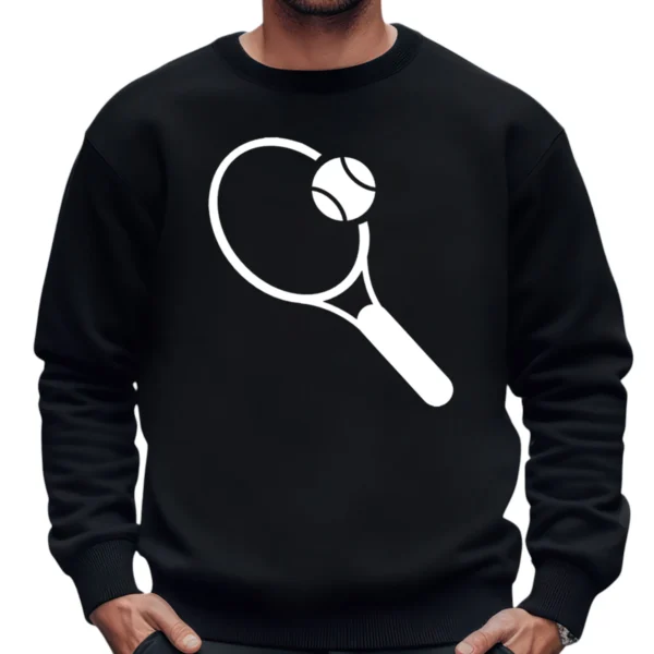 The Tennis Sweatshirt - Black