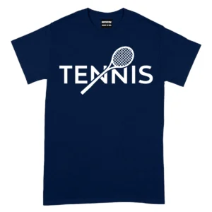 I Love Tennis Sport TShirt - Navy