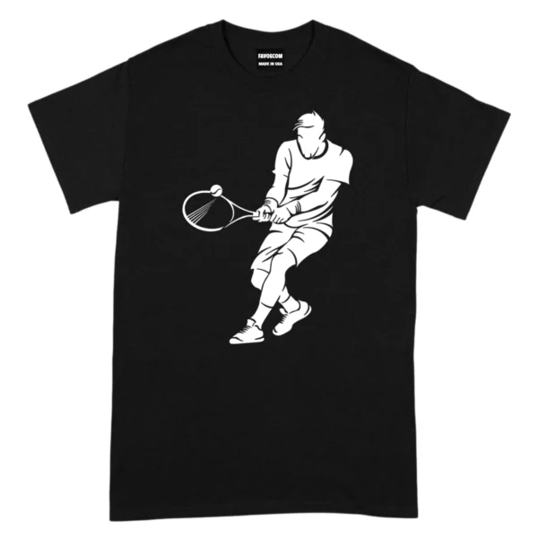 Play Tennis Everyday TShirt - Black