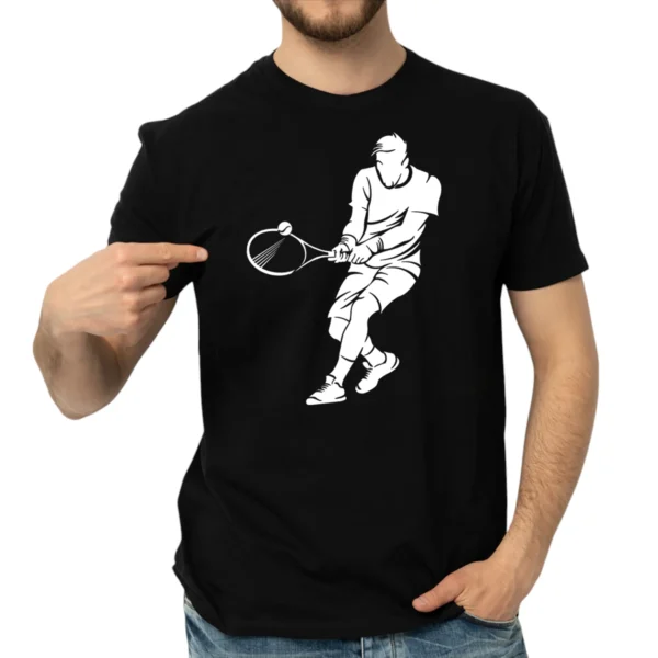 Play Tennis Everyday TShirt - Black