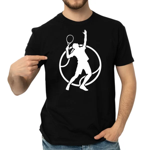 Tennis Lifestyle Passion TShirt - Black